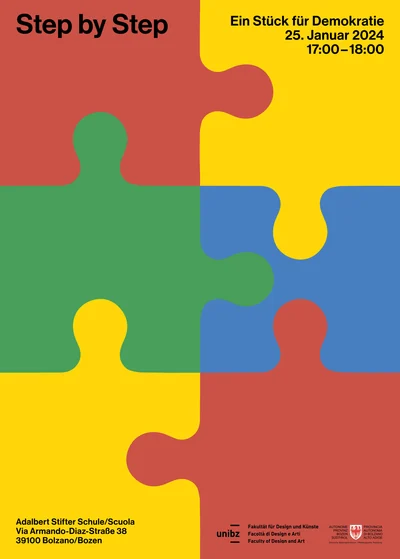 Step by Step — primary colours