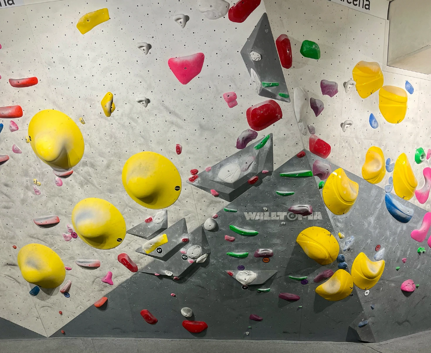 Climbing holds reference photograph 2