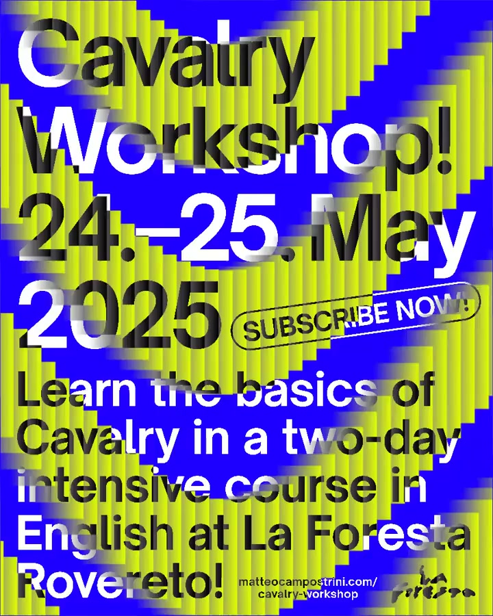 Cavalry workshop motion poster 2